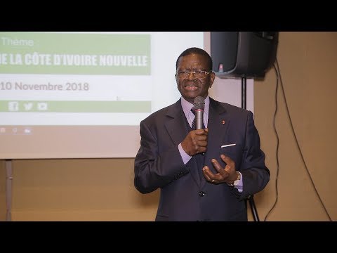 L'Intervention du Président Fologo à la Conférence du RHDP à Paris.