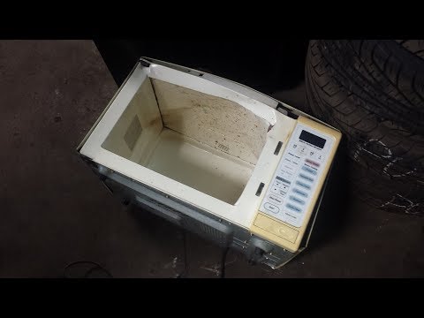 FAIL- Powerful Airbag EXPLOSION in a microwave !