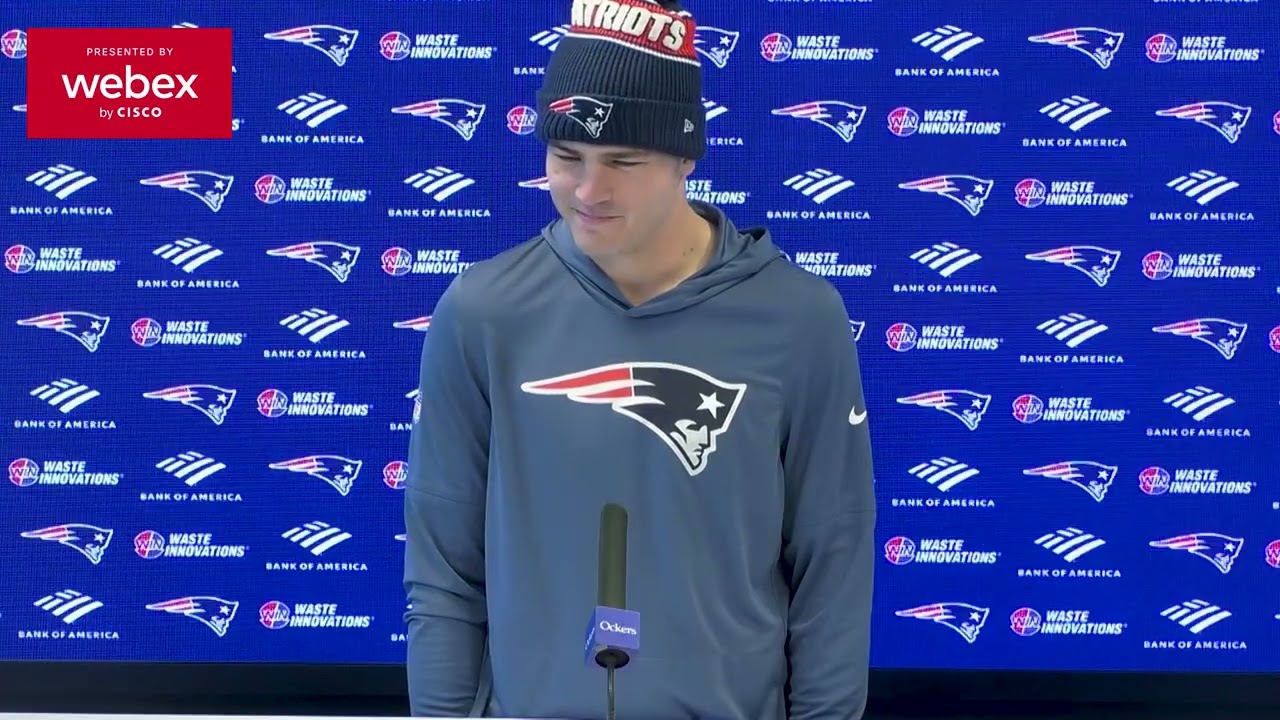 Drake Maye: "What a Long Journey It is." | Patriots Press Conference