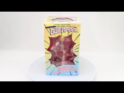 The Unbelievable Gwenpool Breaking The Fourth Wall 1/8 Scale Figure Box Video