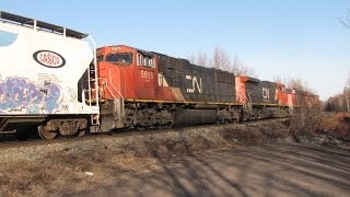 preview picture of video 'CN 473 @ Berry Mills on Good Friday.'