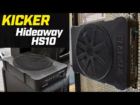 Kicker HS10 Hideaway Powered Subwoofer Enclosure - CES 2020