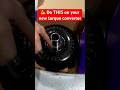 New Torque Converter Install Tip Automobile Mechanic Diy