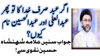 Short clip Allama shehanshah hussain naqvi