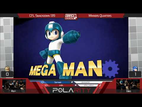 CFL Smackdown 139 WiiU - RIot (Bayonetta) vs Hiro (Megaman) - Winners Quarters