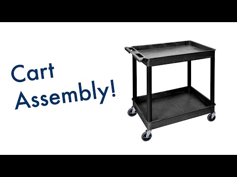 Luxor 2-Shelf-Tub Cart | Hubert Company