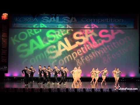 강남살사클럽 아델란떼 - 살사 단체전 - 2015 Korea Salsa Bachata Competition