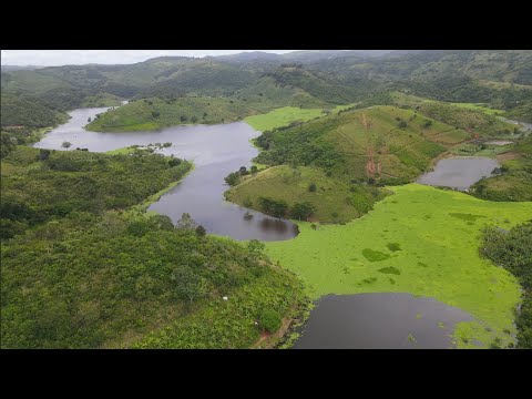 IMAGENS AÉREAS DA BARRAGEM CANAFÍSTULA 1 DE PIRPIRITUBA-PB E O ACESSO TERRÍVEL PARA CHEGAR ATÉ ELA