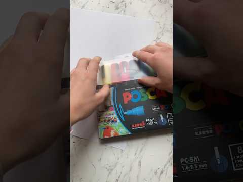 Activating Posca Markers #asmr #posca