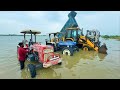 Washing My TATA Dump Truck Swaraj 855 Fe New Holland 3630 4x4 JCB 3dx Bajaj Auto CNG In Pond