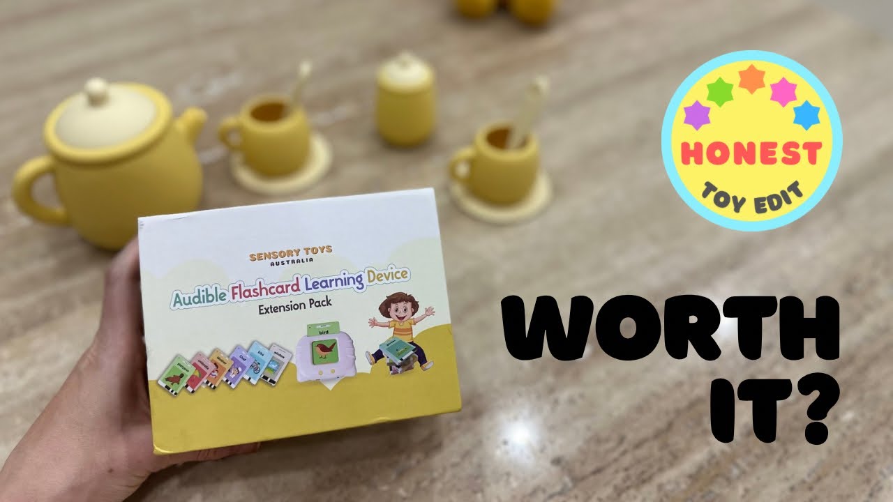 Australian Review | Sensory Toys Australia Audible Flashcards Review | Honest Toy Review (AUS)
