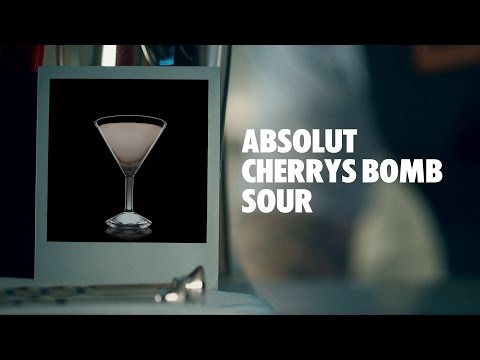 ABSOLUT CHERRYS BOMB SOUR DRINK RECIPE - HOW TO MIX