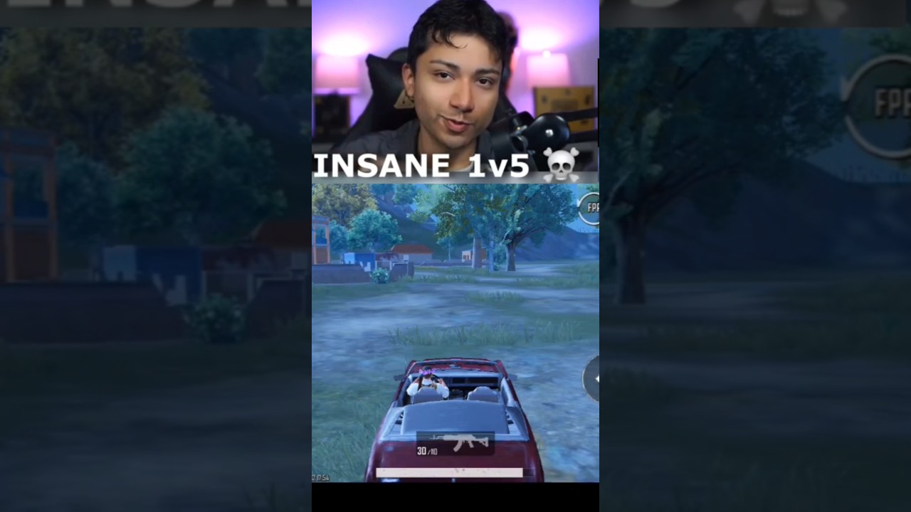 Insane 1v5 ☠️ #pubgmobile #bgmi #shorts