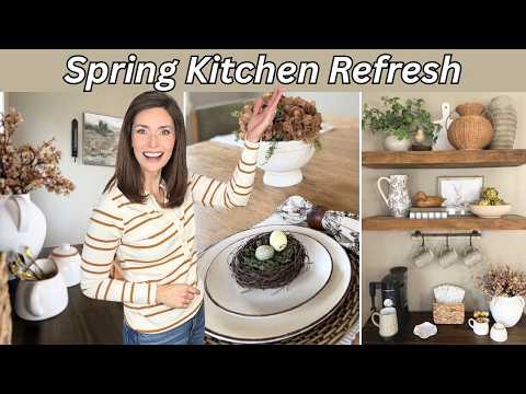 Spring Kitchen Refresh 2026 |  Cozy Decorate with Me | Simple Spring Decorating Ideas