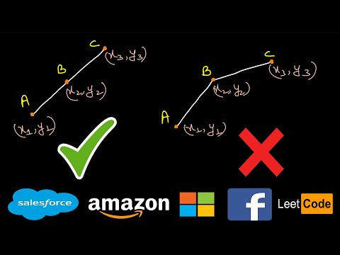 Check If It Is a Straight Line | Leetcode #1232 | Find if all coordinate points form a straight line