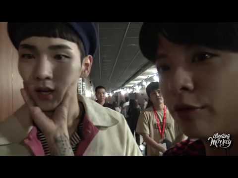 Amber fx with Shinee  Key &Taemin. (Ranting Monkey)