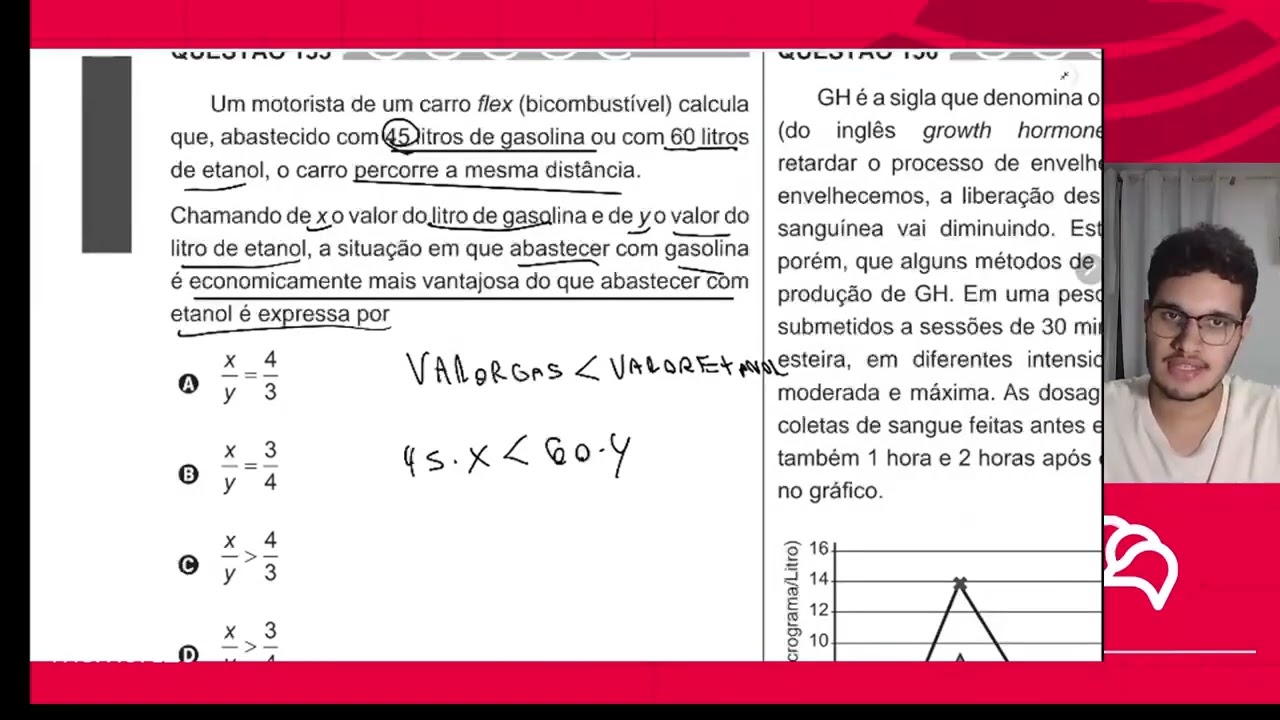 Resolução em Vídeo — Questão 139 ENEM 2017 PPL