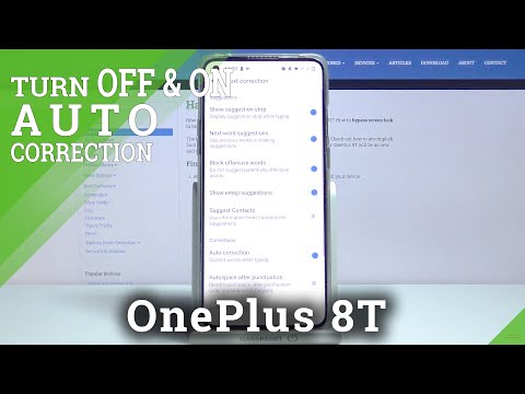 How to Enable Text Correction Option – Activate Keyboard Features on OnePlus 8T