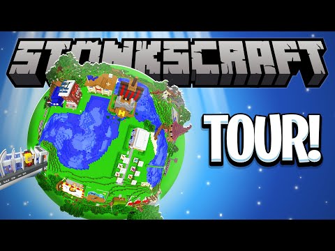 TUDO QUE FIZEMOS, JOGANDO 2 MESES de STONKS (TOUR) - STONKSCRAFT #65