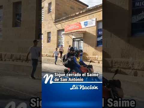 Sigue cerrado el Saime de San Antonio #frontera #reporte #tachira