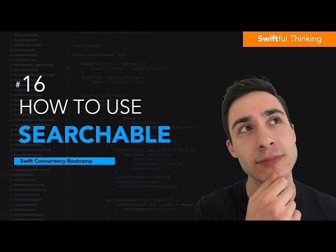 How to use Searchable, Search Suggestions, Search Scopes in SwiftUI | Swift Concurrency #16 thumbnail