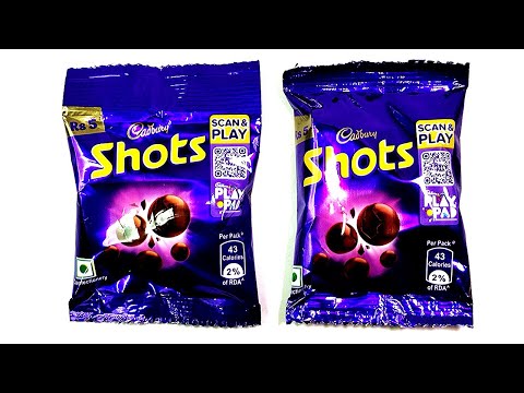 Cadbury Dairy Milk Shots Chocolate opening