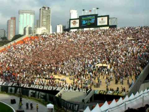 FIEL NO TOBOGÃ CONTRA O PALMEIRAS - PACAEMBU PRETO E BRANCO