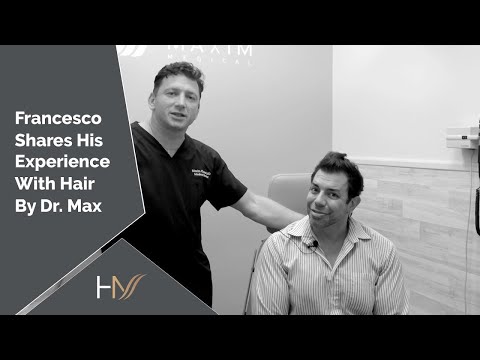 Francesco's Testimony With Hair By Dr. Max, Restoration Center (6 Months Update)