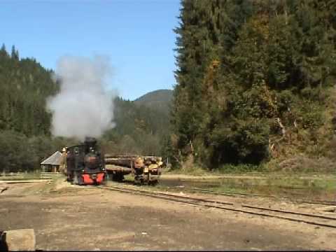 Mocanita "Mariuta" (764-211) Steam Locomotive Arrives in Faina (CFF Viseu)