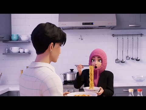 KPop Demon Hunters | Cooking with Rumi x Jinu