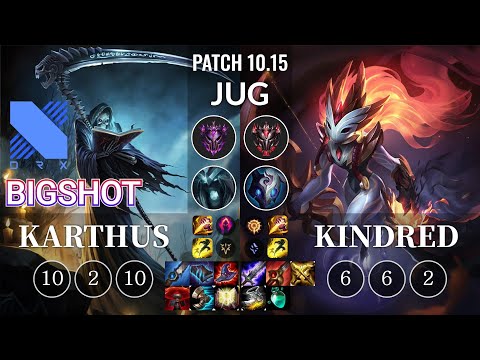 DRX BigShot Karthus vs Kindred Jungle - KR Patch 10.15