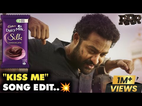 NTR singing " kiss me" song - RRR |Komuram Bheemudo "kiss Me" version | Cadbury Dairy Milk Ad |