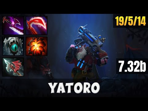 YATORO Sniper BOTTOM LANE Gameplay WITH 19 KILLS | Dota 2 Full Game