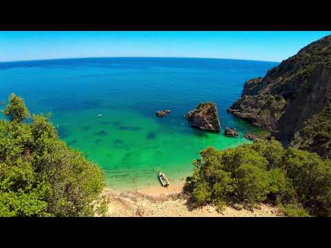 Walking To Secret Beach In Sesimbra, It's PARADISE!  Portugal - 【4K UHD】