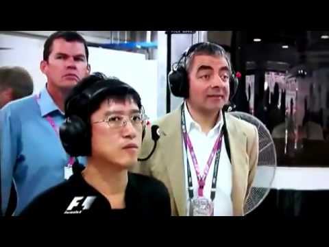 Mr Bean’s Hilarious Reaction to an F1 Crash