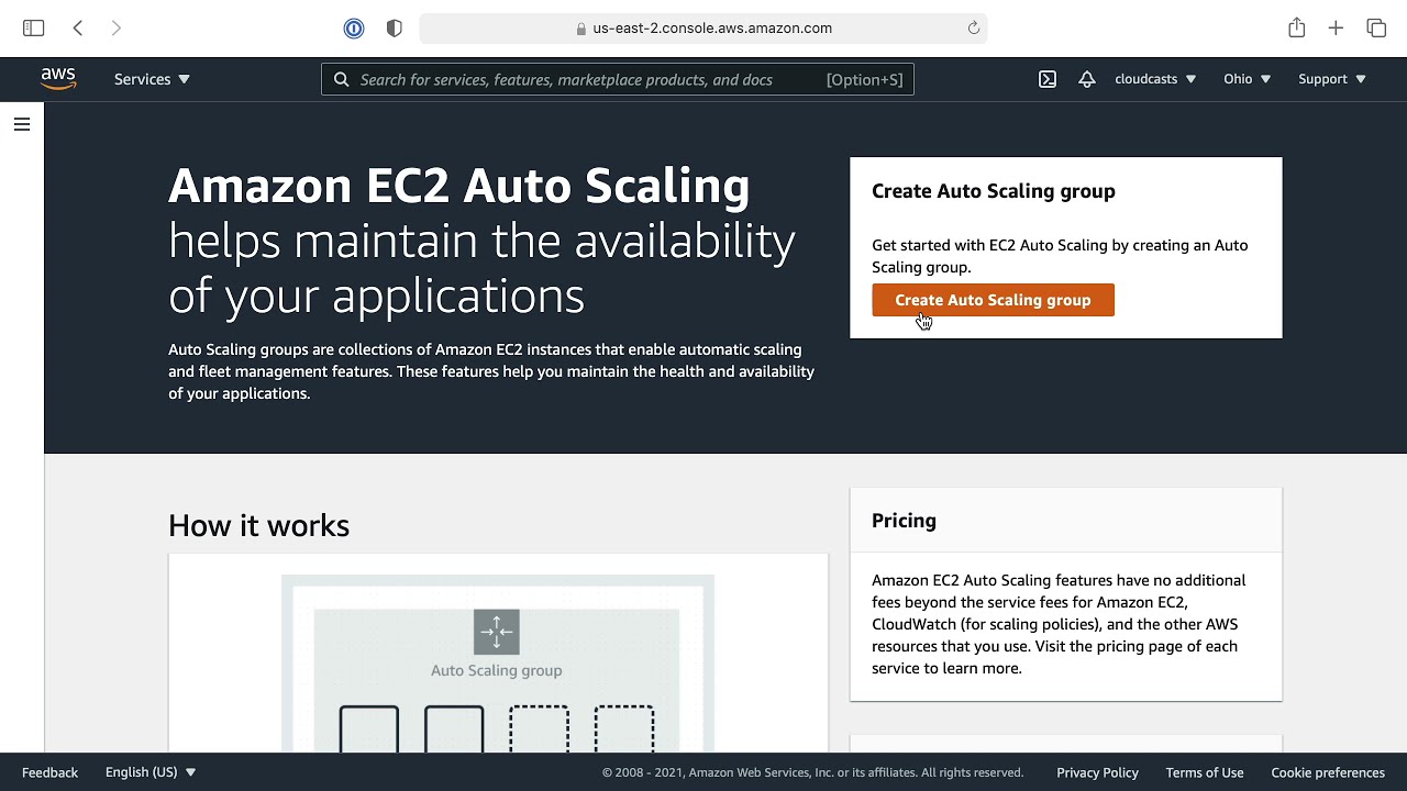 The EC2 Dashboard
