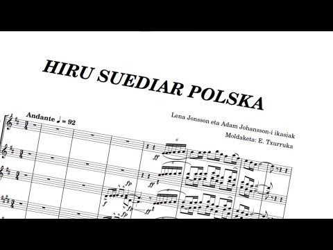 Bergarako Orkestra Sinfonikoa (2022-11-12) - Hiru suediar polska (mold: Enrike Txurruka)