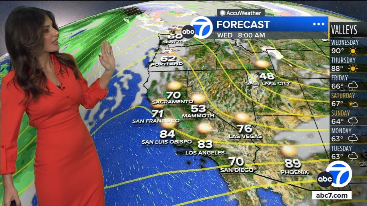 SoCal forecast: Wednesday will be the hottest day of the week