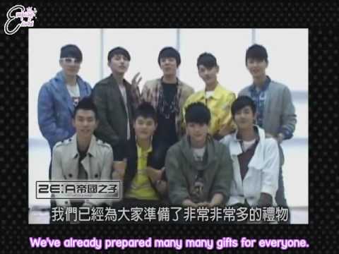 100503 ZE:A's Chinese Fansite Message (ENG)