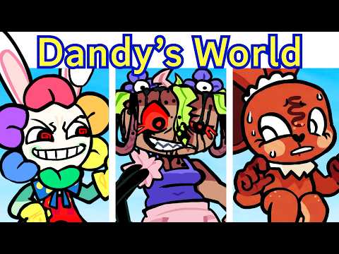 FNF Definitely Best Dandy's World Mod!  Boyfriend's World Jank Build (Dandy, Bassie, Cocoa..)