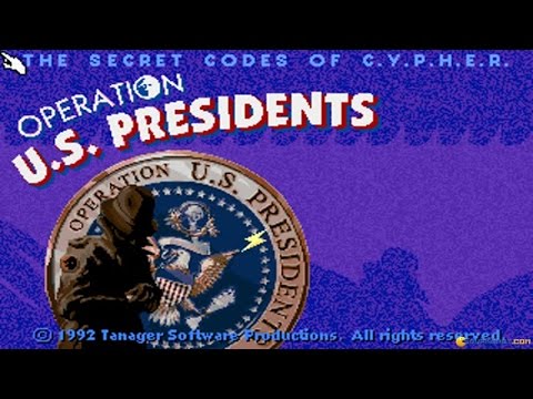 C.Y.P.H.E.R. Operation US Presidents gameplay (PC Game, 1992)