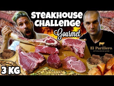 CARNE STEAKHOUSE GOURMET CHALLENGE (3 KG di manzo) - (TripAdvisor) MAN VS FOOD