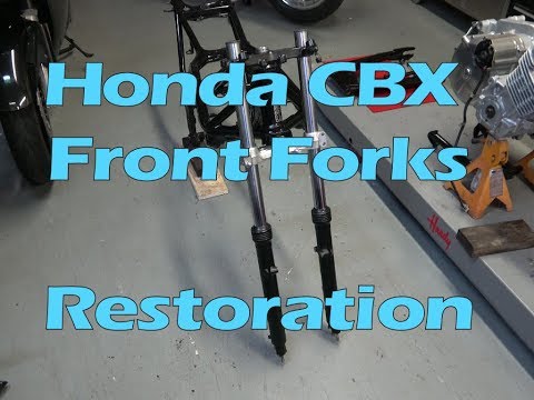 Honda CBX Full Restoration & Engine Rebuild Video Series - Part 27 Front Fork Restoration & Rebuild