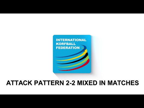 IKF Korfball Instruction Video – Attack Pattern 2-2 mixed in matches