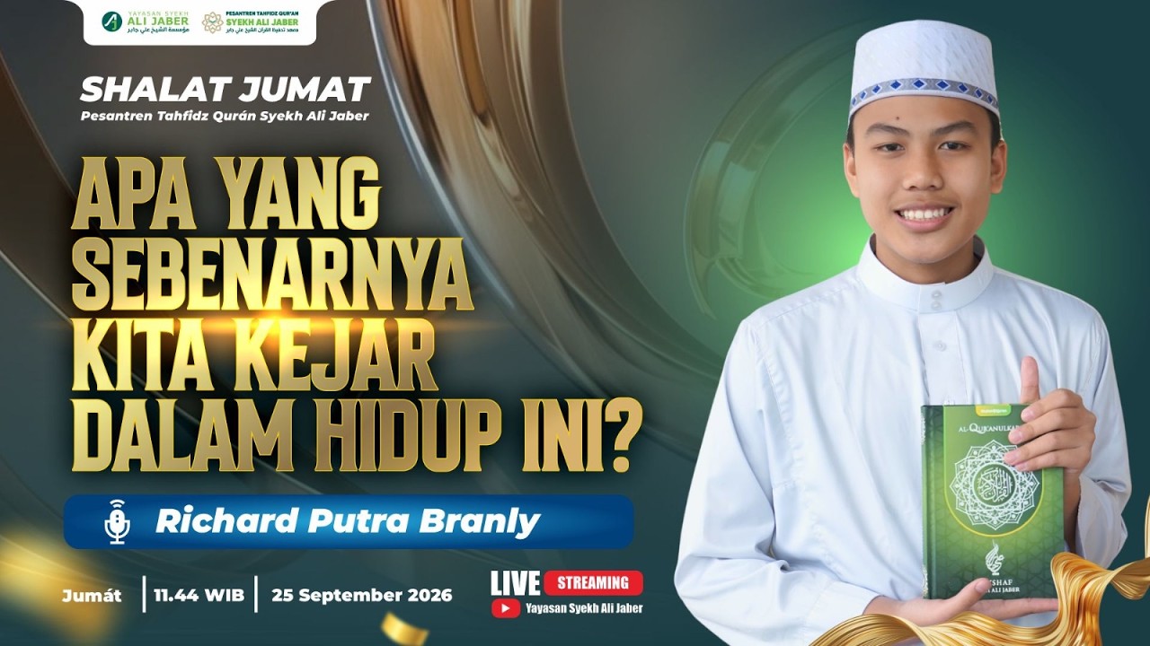 LIVE SHALAT  // APA YANG SEBENARNNYA KITA KEJAR DALAM HIDUP INI // RICHARD AL-HAFIDZ