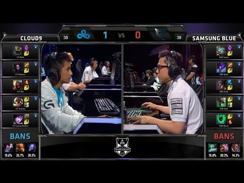 S4 Worlds Quarterfinal 2 SSB vs C9 Game 2 Highlights