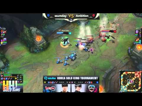 6. [kr] Ssumday vs Ambition - Game 1 - "The Solo King" Korean 1vs1 Tournament  Semifinals