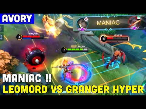 MANIAC !! Hyper Leomord Vs Hyper Granger - WHO WIN? - Avory | MLBB