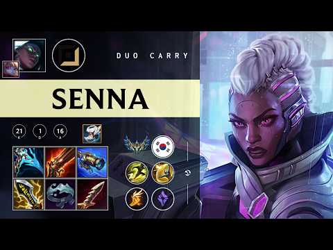 Senna ADC vs Ezreal - KR Challenger Patch 26.04