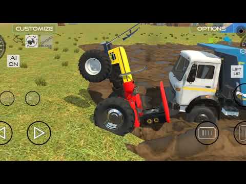 RIP...My Fortuner 😭 4x4 off-road test | Thar, Tractor, Fortuner. #ShadGaming80